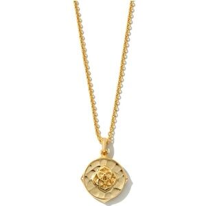 Kendra Scott Gold Medallion Necklace